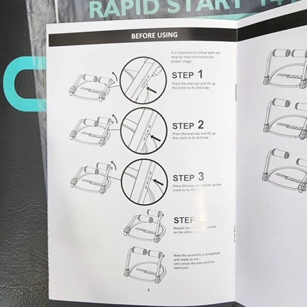 CORE MAX ab machine Total Body Training System - Picture 12 of 15